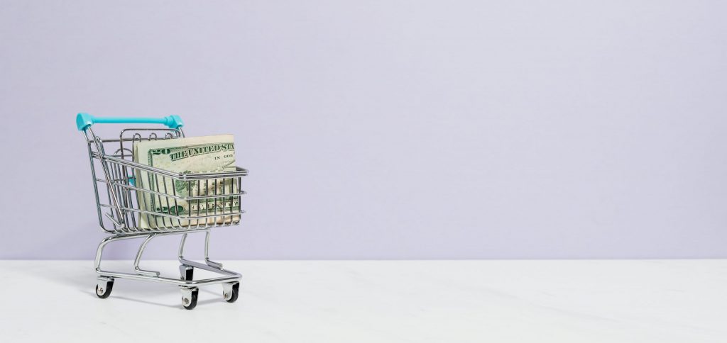 Image of small shopping cart