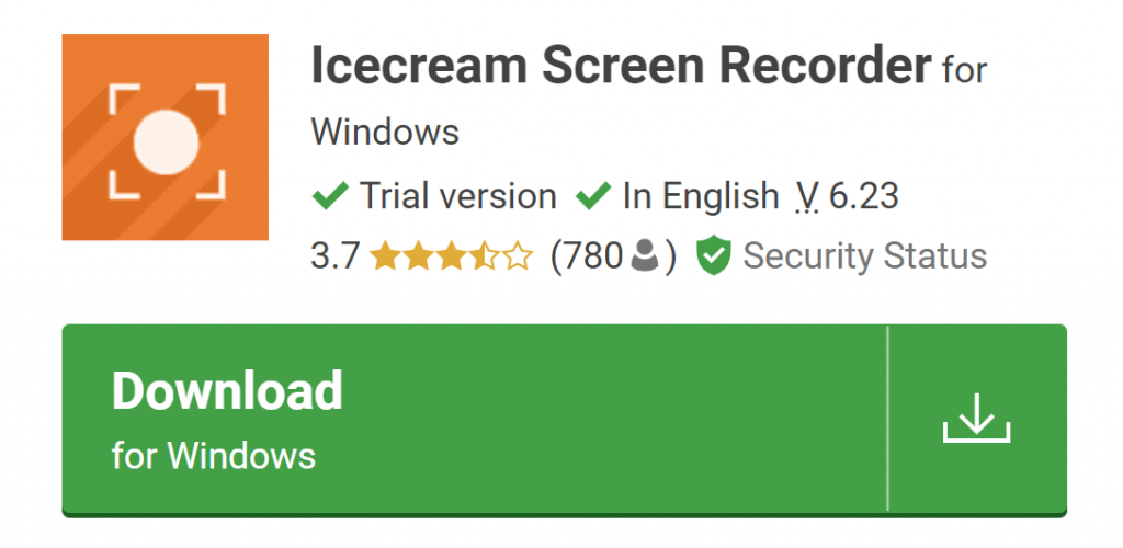 Icecream Recorder icon and name