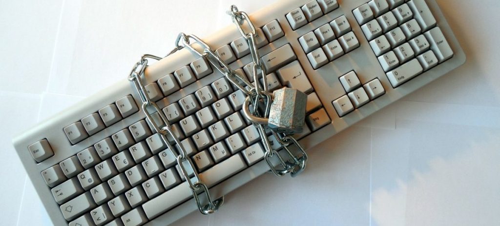 Image of locked keyboard