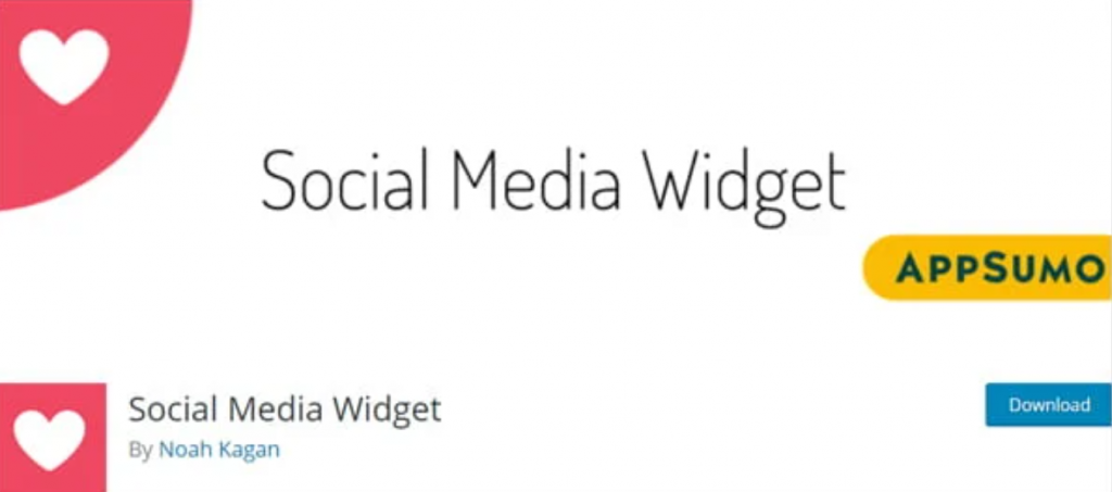 Social Media Widget WordPress banner